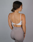 Twist Sports Bra (White)