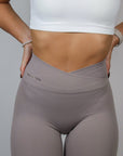 Crossover Leggings (Clay)