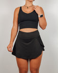 Ideal Tennis Skirt (Black)