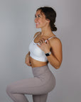 Twist Sports Bra (White)