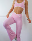 Crossover Flared Leggings