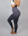 Crossover Leggings (Steel Blue)