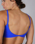 Twist Sports Bra (Royal Blue)