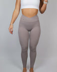 Crossover Leggings (Clay)