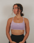 Backless Sports Bra (Lavender)