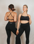 Backless Sports Bra (Black)