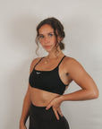 Backless Sports Bra (Black)