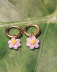 Daisy Earrings (Pink)