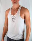 Mens Classic Stringer (White)