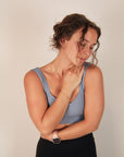Sweetheart Bra (Steel Blue)