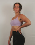 Backless Sports Bra (Lavender)