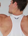 Mens Classic Stringer (White)