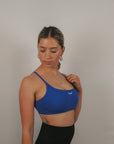 Backless Sports Bra (Royal Blue)