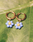 Daisy Earrings (Blue)