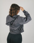 Quarter Zip Hoodie (Dark Grey)