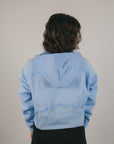 Quarter Zip Hoodie (Baby Blue)