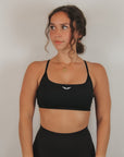 Backless Sports Bra (Black)