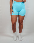 Contour Seamless Shorts (Sky Blue)