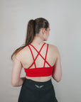 Elite Sports Bra (Red)